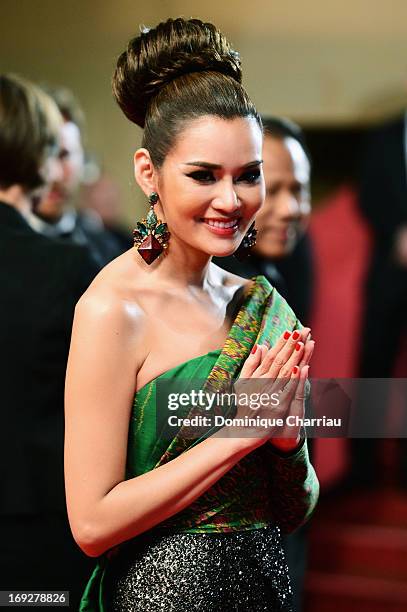 Actress Rhatha Phongam attends the Premiere of 'Only God Forgives' at The 66th Annual Cannes Film Festival on May 22, 2013 in Cannes, France.