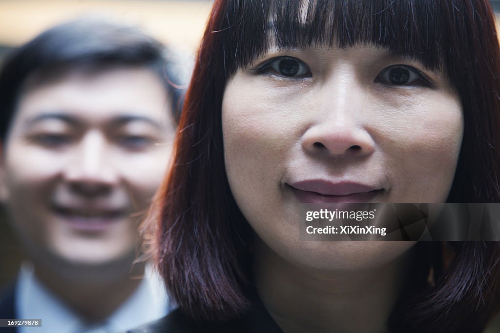 Portrait of business people, looking at camera, Beijing