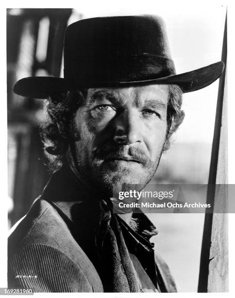 Stephen Boyd portrays an off-beat character on the run from the law in a scene from the film 'The Man Called Noon', 1973.