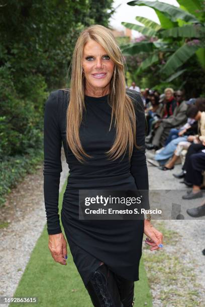 Anna Dello Russo attends the Marco Rambaldi fashion show during the Milan Fashion Week Womenswear Spring/Summer 2024 on September 20, 2023 in Milan,...