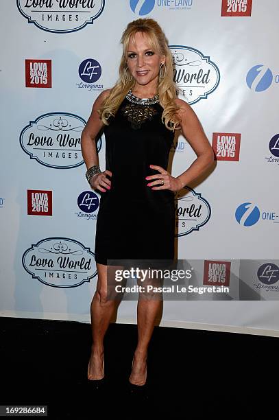 Stacey Jackson attends the Lova World Images Closing Party during the 66th Annual Cannes Film Festival at Baoli Beach on May 22, 2013 in Cannes,...