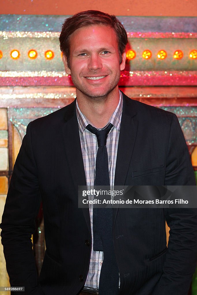 Actors From TV Series "Vampire Diaries" On Visit At Le Moulin Rouge In Paris