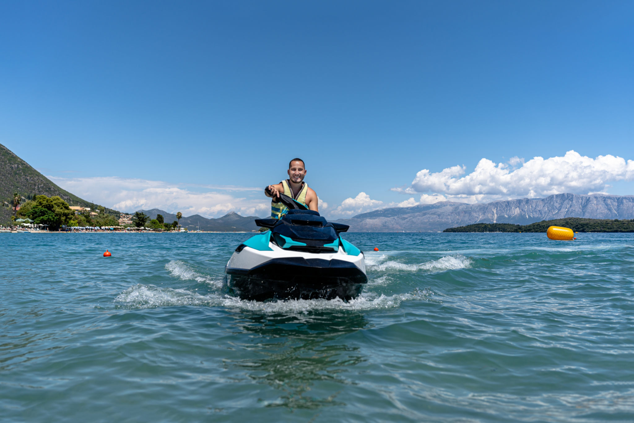 jet skiing