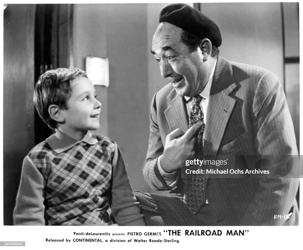 Edoardo Nevola And Saro Urzi In 'The Railroad Man'
