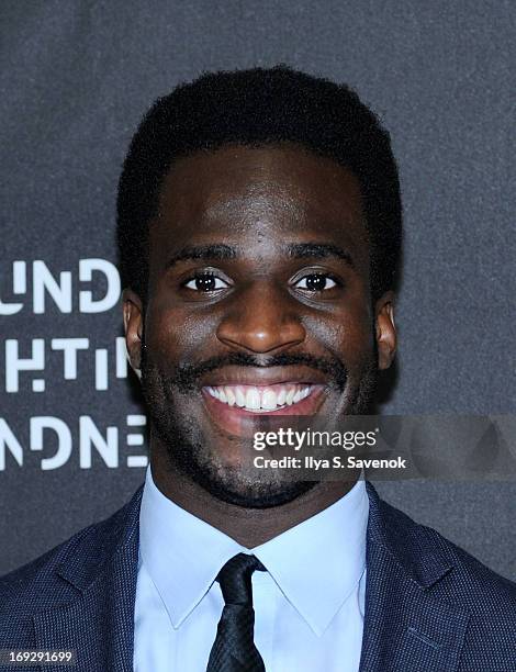 New York Giants cornerback Prince Amukamara attends 3rd Annual Fashion Ball: Dining In The Dark Benefit on May 22, 2013 in New York, United States.