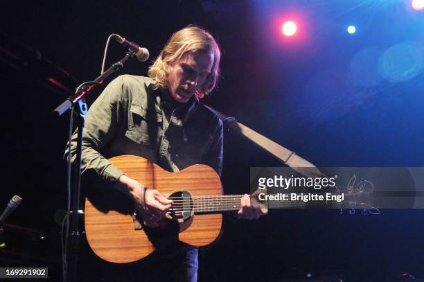 Dave Lang of Current Swell performs on stage at KOKO on May 22, 2013 in London, England.