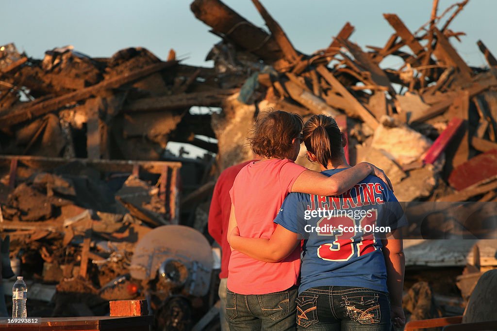 Massive Tornado Causes Large Swath Of Destruction In Suburban Moore, Oklahoma