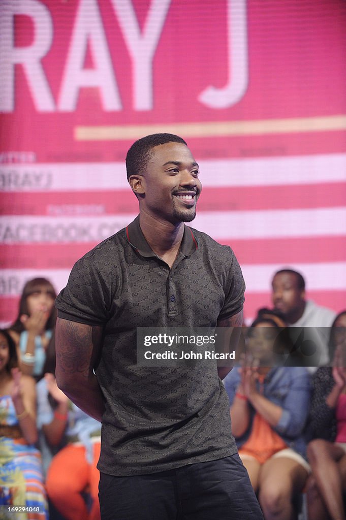 Sevyn Streeter And Ray-J Visit BET's "106 & Park"