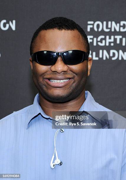 Musician Blessing Offor attends 3rd Annual Fashion Ball: Dining In The Dark Benefit on May 22, 2013 in New York, United States.