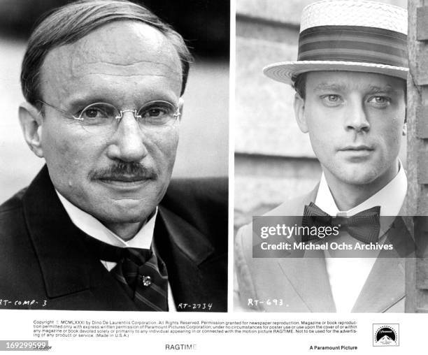 James Olson and Brad Dourif in various scenes from the film 'Ragtime', 1981. (Photo by Paramount/Getty Images