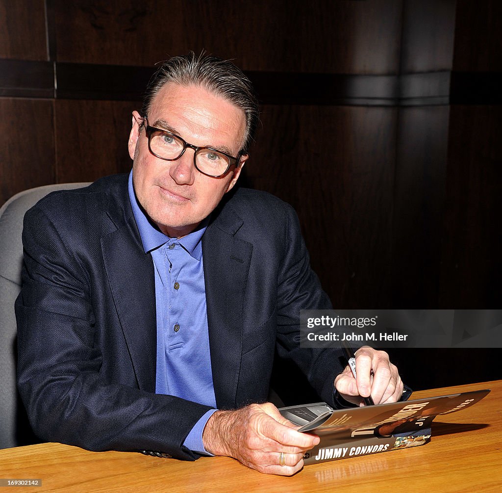 Jimmy Connors Book Signing For "The Outsider"