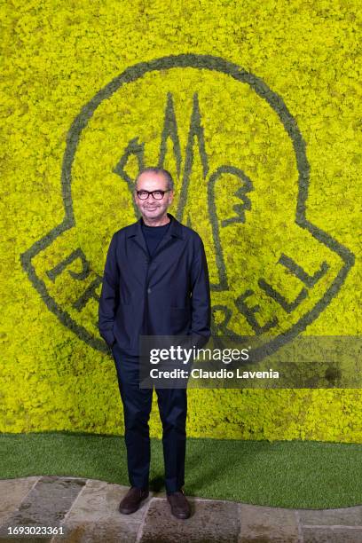 Remo Ruffini arrives at the Moncler event during the Milan Fashion Week Womenswear Spring/Summer 2024 on September 20, 2023 in Milan, Italy.