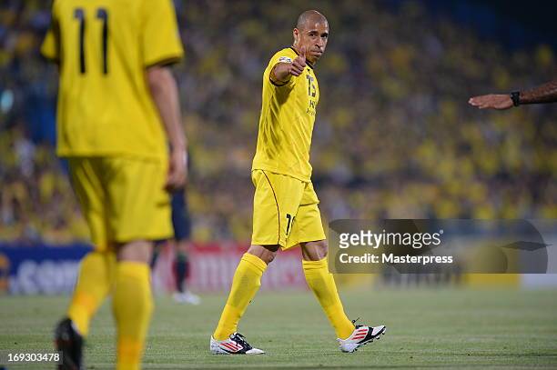 Jorge Wagner of Kashiwa Reysol in action during the AFC Champions League round of 16 match between Kashiwa Reysol and Jeonbuk Hyndai Motors at...
