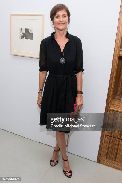Actress Carey Lowell attends the Fierce Creativity Art Exhibition Reception at The Flag Art Foundation on May 22, 2013 in New York City.
