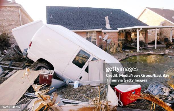 Hurricane Katrina damage in St. Bernard Parish on Wednesday, Oct. 5, 2005 in New Orleans, La.