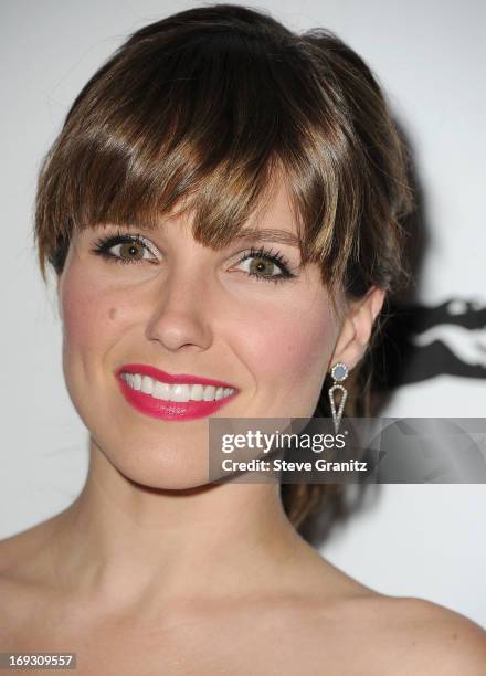 Sophia Bush arrives at the The Beverly Hilton Unveils Redesigned Aqua Star Pool By Estee Stanley at The Beverly Hilton Hotel on May 22, 2013 in...