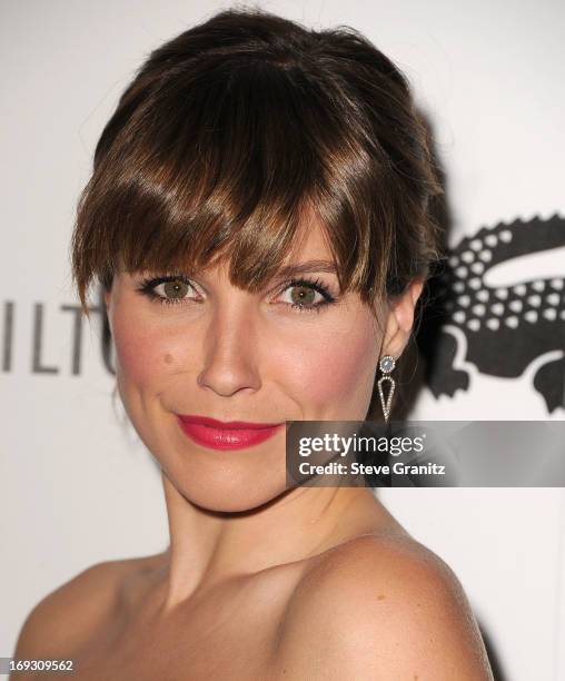 Sophia Bush arrives at the The Beverly Hilton Unveils Redesigned Aqua Star Pool By Estee Stanley at The Beverly Hilton Hotel on May 22, 2013 in...