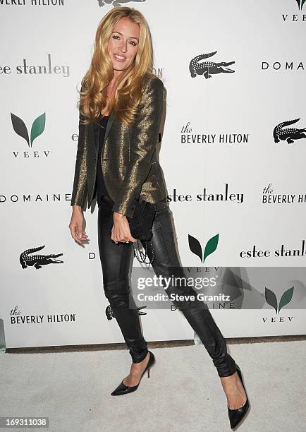 Cat Deeley arrives at the The Beverly Hilton Unveils Redesigned Aqua Star Pool By Estee Stanley at The Beverly Hilton Hotel on May 22, 2013 in...