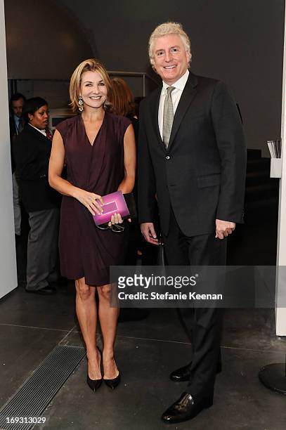 Eliza Osborne and Charles Conlan attend LACMA Celebrates Opening Of James Turrell: A Retrospective at LACMA on May 22, 2013 in Los Angeles,...
