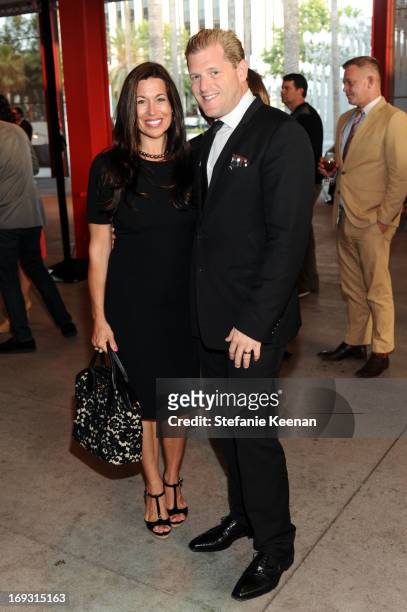 Michelle Portugali and Ilan Portugali attend LACMA Celebrates Opening Of James Turrell: A Retrospective at LACMA on May 22, 2013 in Los Angeles,...