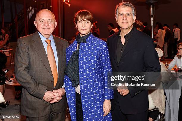 Shidan Taslimi, Susanne Taslimi and Mehran Taslimi attend LACMA Celebrates Opening Of James Turrell: A Retrospective at LACMA on May 22, 2013 in Los...