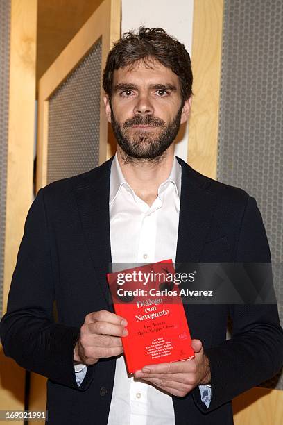 Spanish bullfighter Jose Tomas presents "Dialogo Con Navegante" book at the Circulo de Lectores on May 23, 2013 in Madrid, Spain.