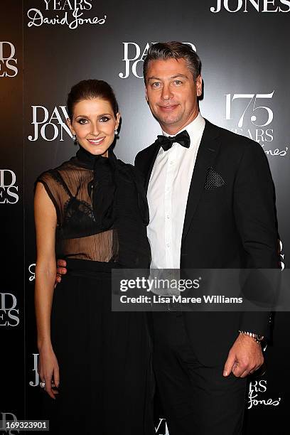 Kate Waterhouse and Luke Ricketson attend the David Jones 175 year celebration at David Jones on May 23, 2013 in Sydney, Australia.