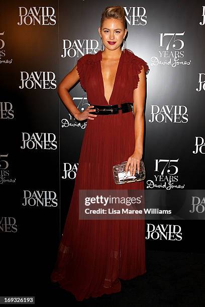 Jesinta Campbell attends the David Jones 175 year celebration at David Jones on May 23, 2013 in Sydney, Australia.