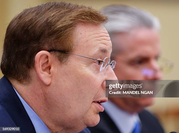 AccuWeather CEO Barry Myers testifies before the House Committee on Science, Space and Technology's Subcommittee on Environment on " Restoring US...