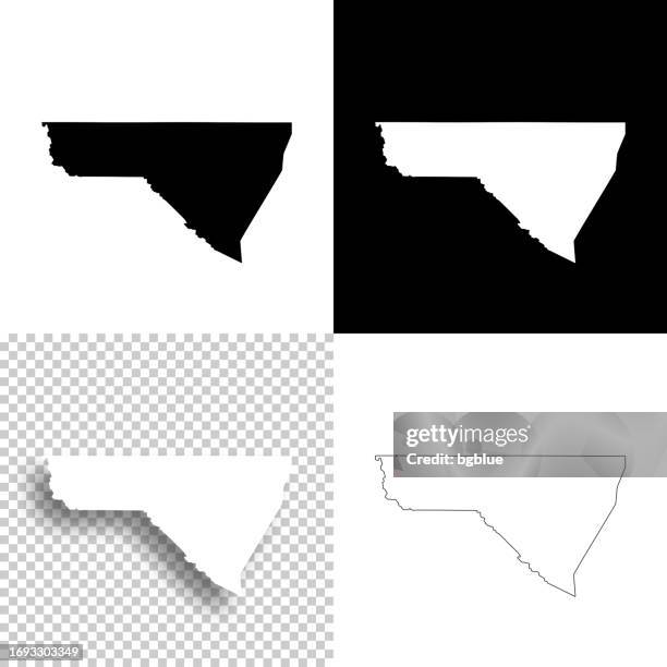 monongalia county, west virginia. maps for design. blank, white and black backgrounds - west-virginia-county-map stock illustrations