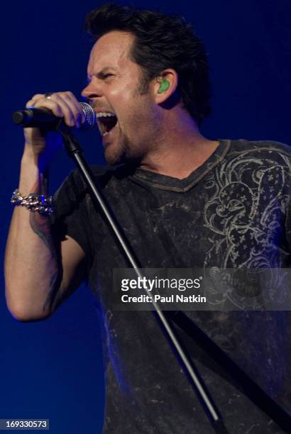 American country music singer Gary Allen performs at the Allstate Arena, Rosemont, Illinois, November 16, 2007.