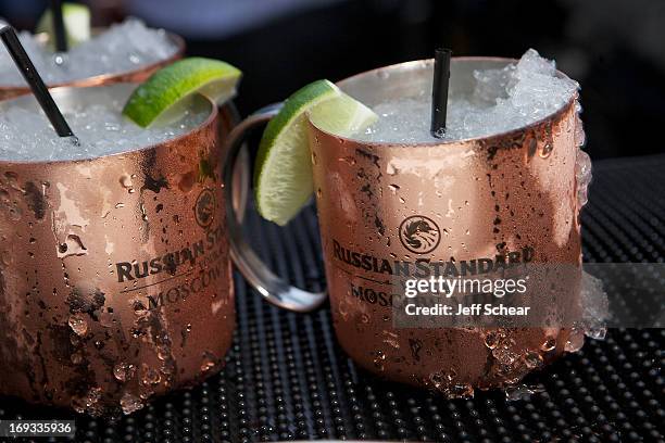 Atmosphere during the Michigan Avenue Magazine Celebrates Cover Star David Schwimmer With Russian Standard Vodka At The Dec Rooftop Lounge + Bar on...