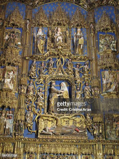 Altarpiece of the Chapel of Santa Ana also known as Chapel of the Conception, is a work in late Gothic style by Diego de Siloé sculptor between 1486...