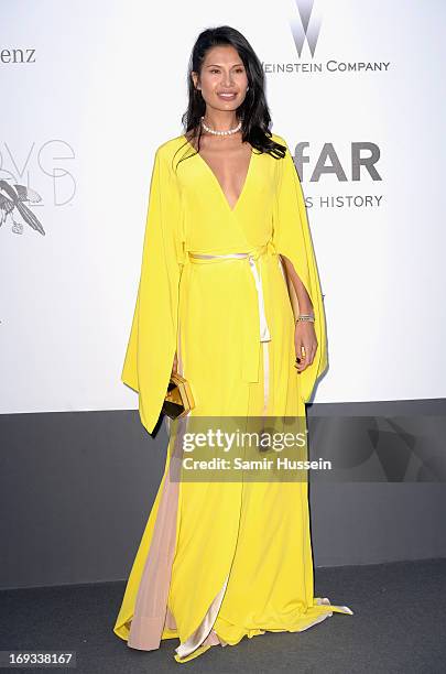 Goga Ashkenazi attends amfAR's 20th Annual Cinema Against AIDS during The 66th Annual Cannes Film Festival at Hotel du Cap-Eden-Roc on May 23, 2013...