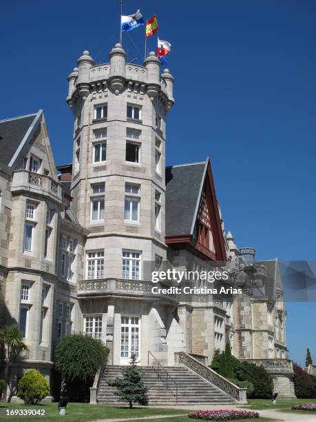 Palacio de la Magdalena in Santander, this is an eclectic style palace with English influences, built between 1909 and 1911 by public subscription to...