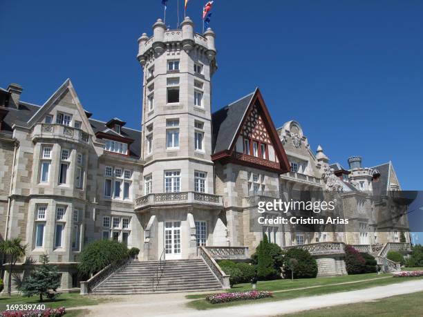 Palacio de la Magdalena in Santander, this is an eclectic style palace with English influences, built between 1909 and 1911 by public subscription to...