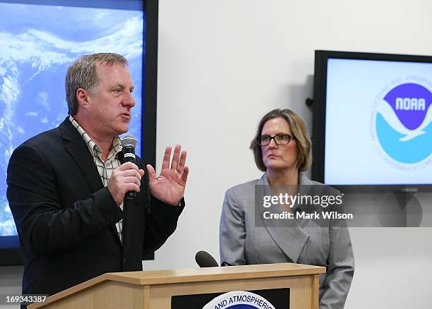 Gerry Bell , lead hurricane season forecaster at the National Oceanic and Atmospheric Administration Climate Prediction Center, and Kathryn Sullivan...