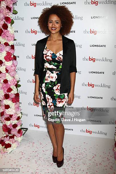 Nathalie Emmanuel attends a special screening of 'The Big Wedding' at The Mayfair Hotel on May 23, 2013 in London, England.