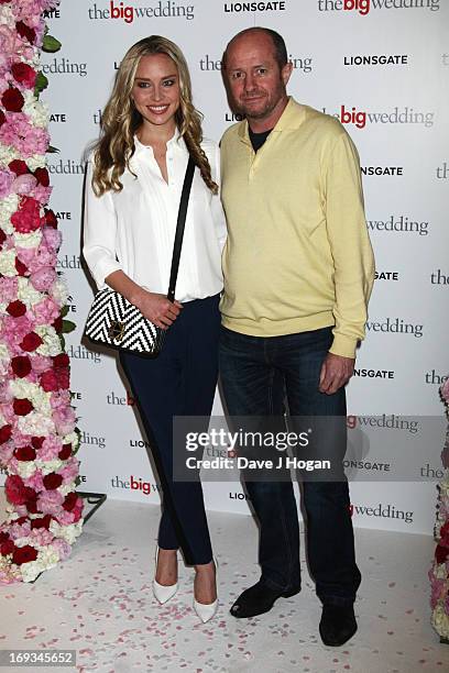 Noelle Reno and Scot Young attends a special screening of 'The Big Wedding' at The Mayfair Hotel on May 23, 2013 in London, England.