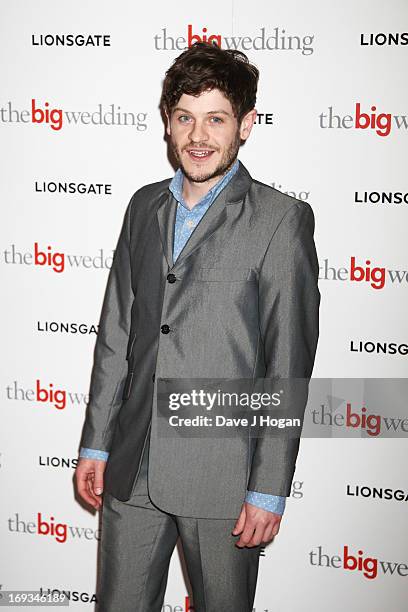 Iwan Rheon attends a special screening of 'The Big Wedding' at The Mayfair Hotel on May 23, 2013 in London, England.