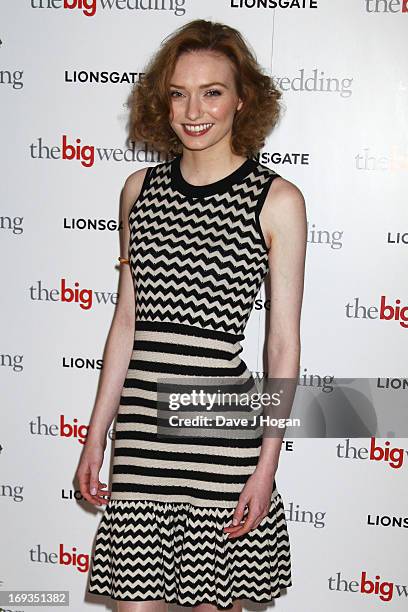 Eleanor Tomlinson attends a special screening of 'The Big Wedding' at The Mayfair Hotel on May 23, 2013 in London, England.