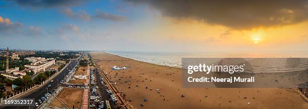 marina beach - marina beach stock pictures, royalty-free photos & images