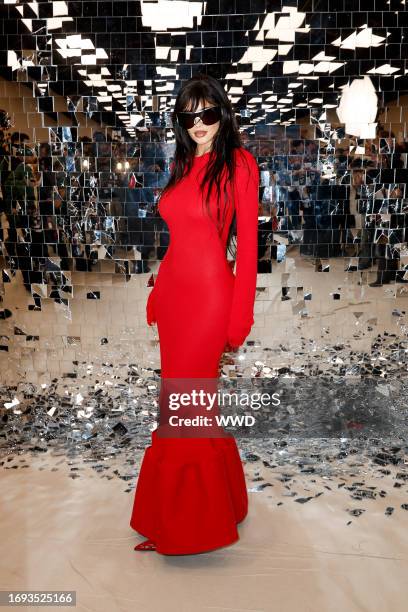 Kylie Jenner at Acne Studios Ready To Wear Spring 2024 held at Observatoire de Paris on September 27, 2023 in Paris, France.