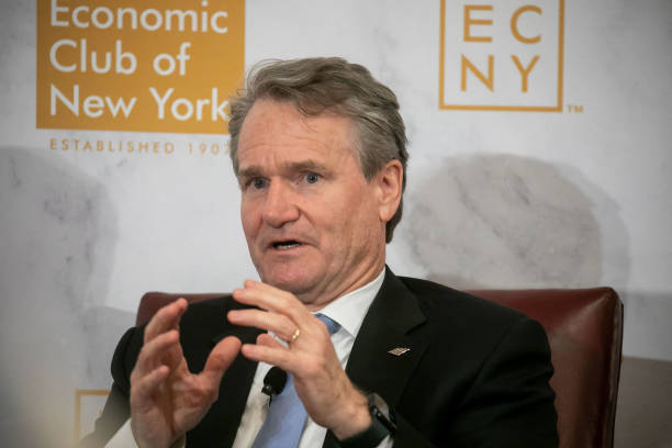 NY: Bank Of America CEO Brian Moynihan Speaks At The Economic Club Of New York
