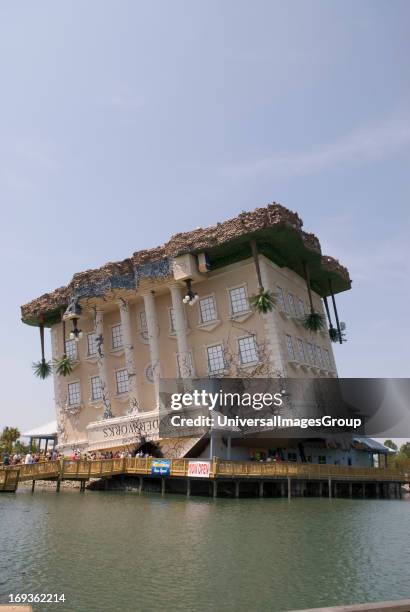 Upside Down House Broadway At The Beach Broadway At The Beach Photos and Premium High Res Pictures - Getty Images