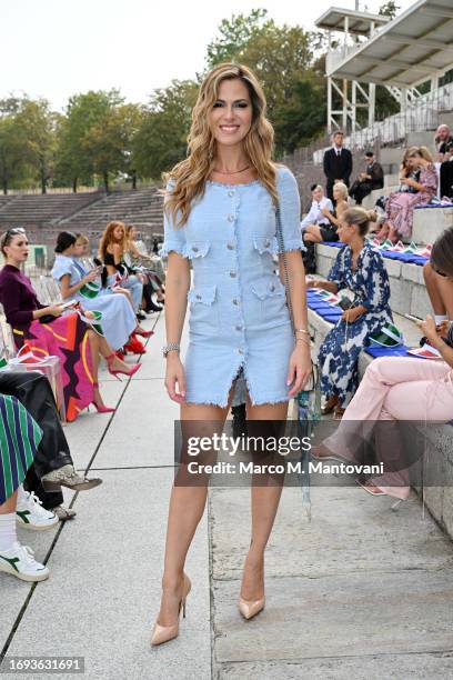 Thais Wiggers attends the Maryling fashion show during the Milan Fashion Week Womenswear Spring/Summer 2024 on September 20, 2023 in Milan, Italy.