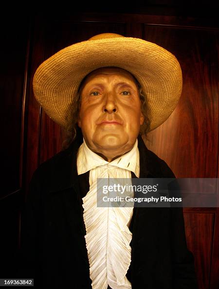 Embalmed figure of Jeremy Bentham, University College, London, England Embalmed figure of Jeremy Bentham, University College, London, England