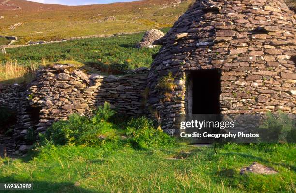 Beehive houses, Slea Head, Dingle peninsula, County Kerry, Ireland