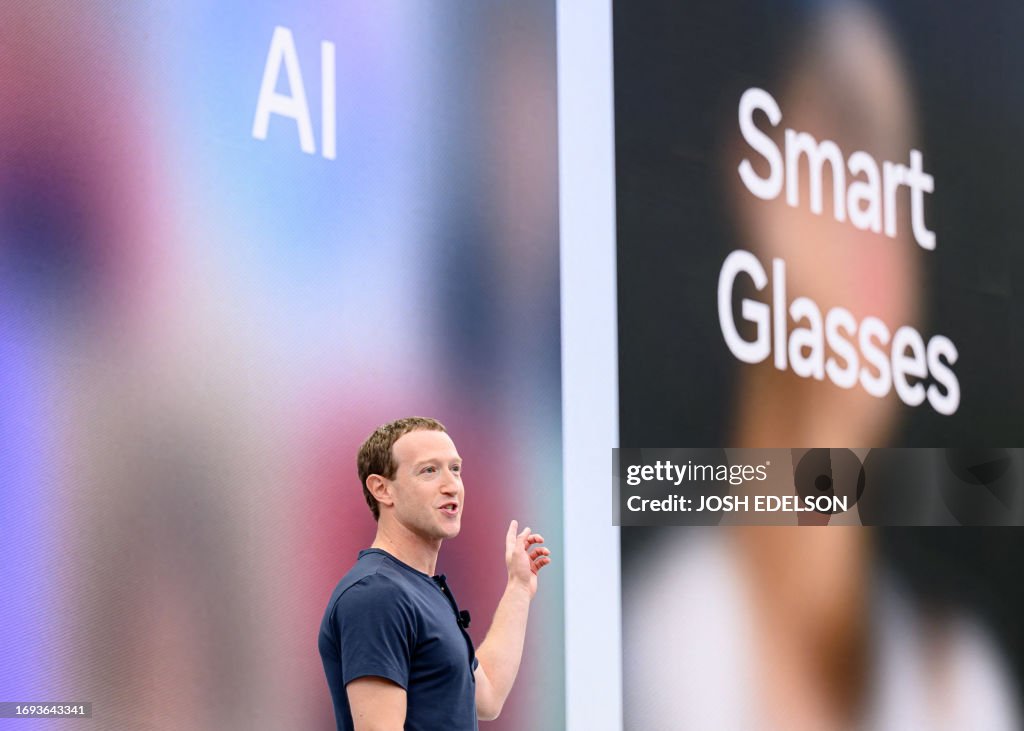 Meta Internet Meta founder and CEO Mark Zuckerberg speaks during the Meta Connect ...