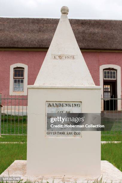 Old slave monument in cape winelands